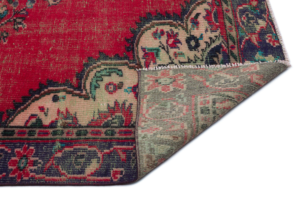 Naturel Over Dyed Vintage Rug 5&#39;6&#39;&#39; x 8&#39;2&#39;&#39; ft 168 x 250 cm