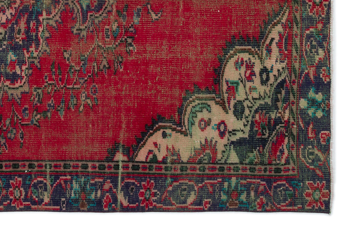 Naturel Over Dyed Vintage Rug 5&#39;6&#39;&#39; x 8&#39;2&#39;&#39; ft 168 x 250 cm