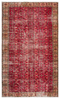 Naturel Over Dyed Vintage Rug 5'10'' x 9'7'' ft 177 x 292 cm