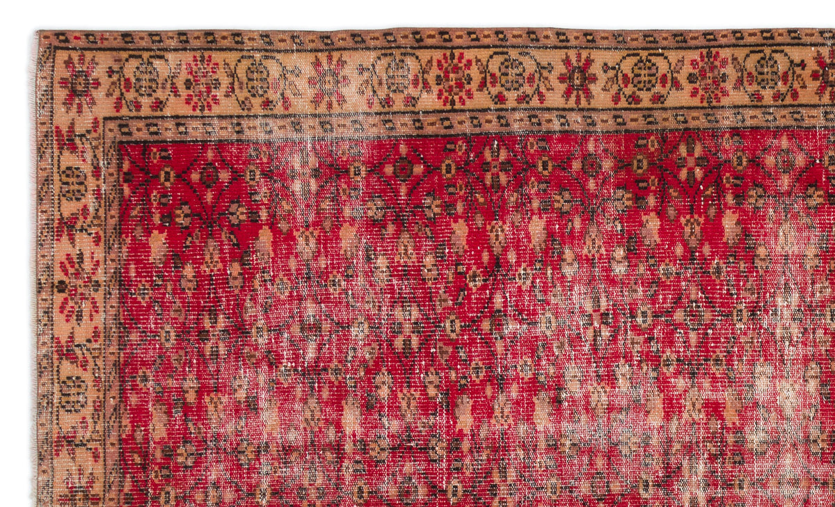 Naturel Over Dyed Vintage Rug 5&#39;10&#39;&#39; x 9&#39;7&#39;&#39; ft 177 x 292 cm