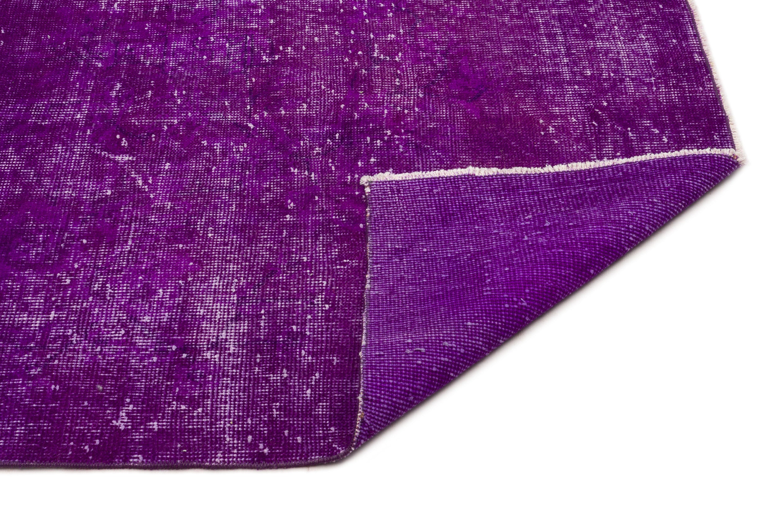 Purple Over Dyed Vintage Rug 7'0'' x 10'8'' ft 214 x 324 cm