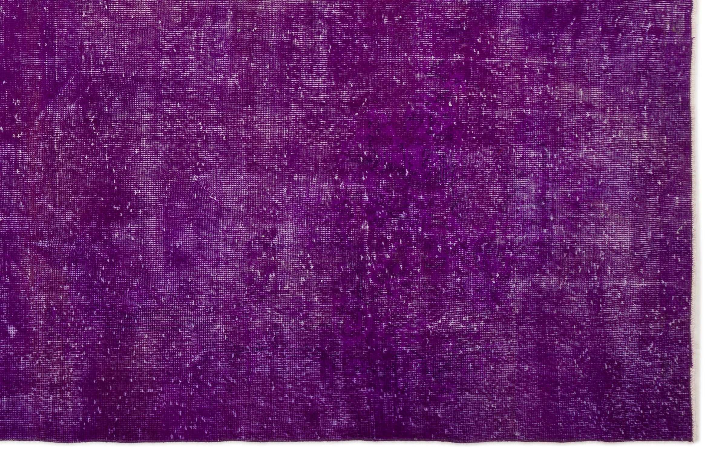 Purple Over Dyed Vintage Rug 7'0'' x 10'8'' ft 214 x 324 cm