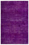 Purple Over Dyed Vintage Rug 7'0'' x 10'8'' ft 214 x 324 cm