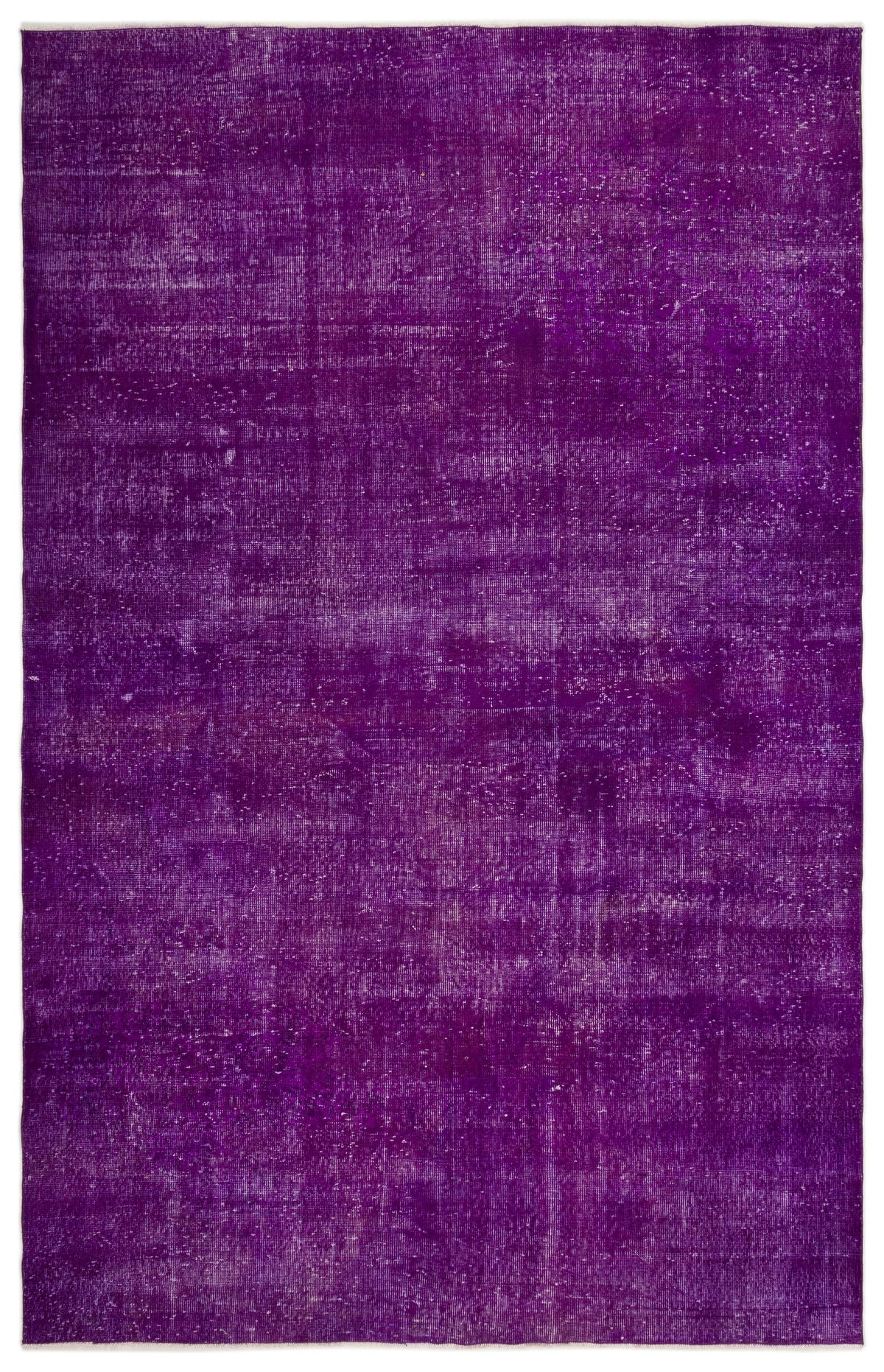 Purple Over Dyed Vintage Rug 7&#39;0&#39;&#39; x 10&#39;8&#39;&#39; ft 214 x 324 cm