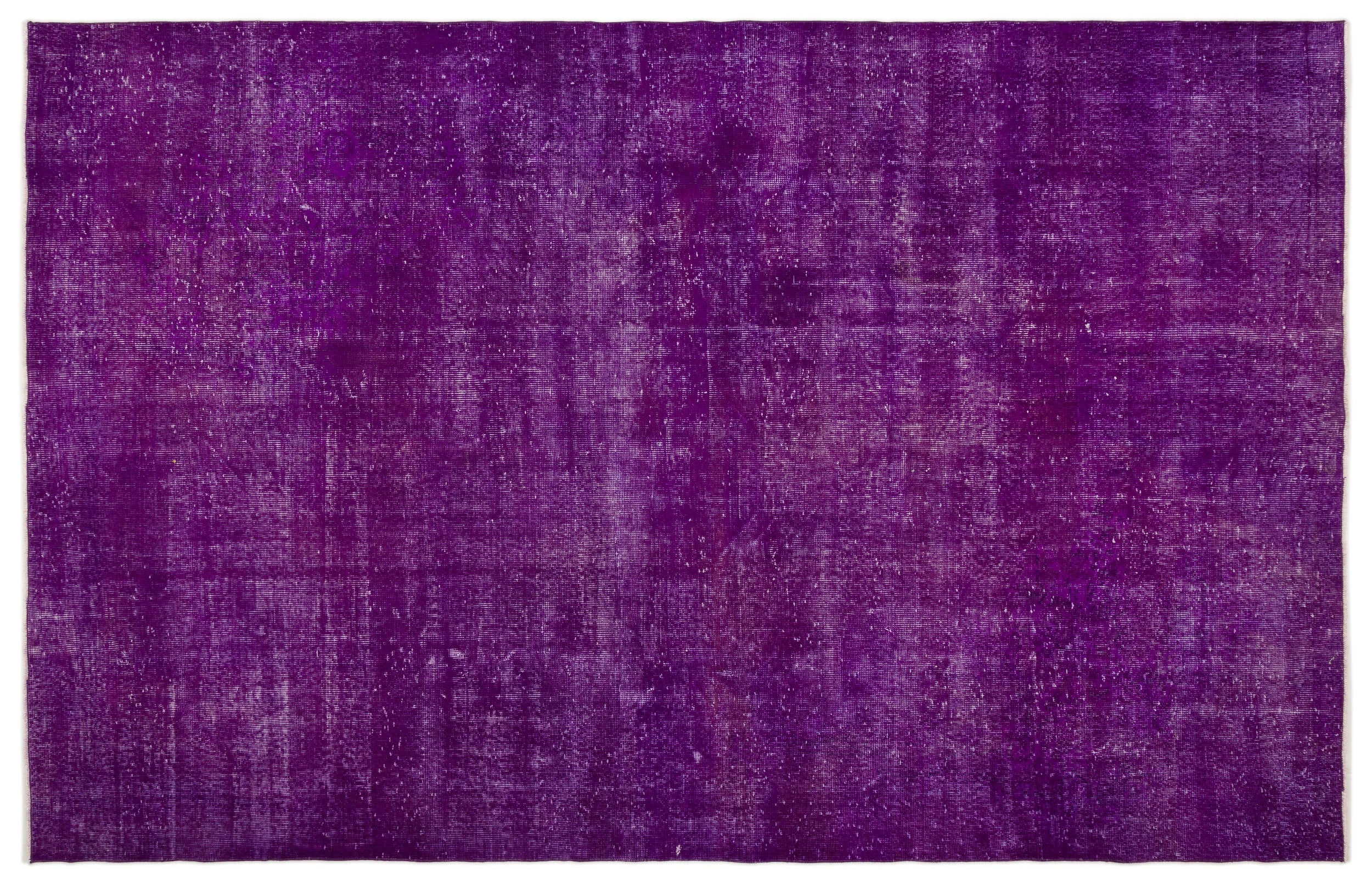Purple Over Dyed Vintage Rug 7'0'' x 10'8'' ft 214 x 324 cm