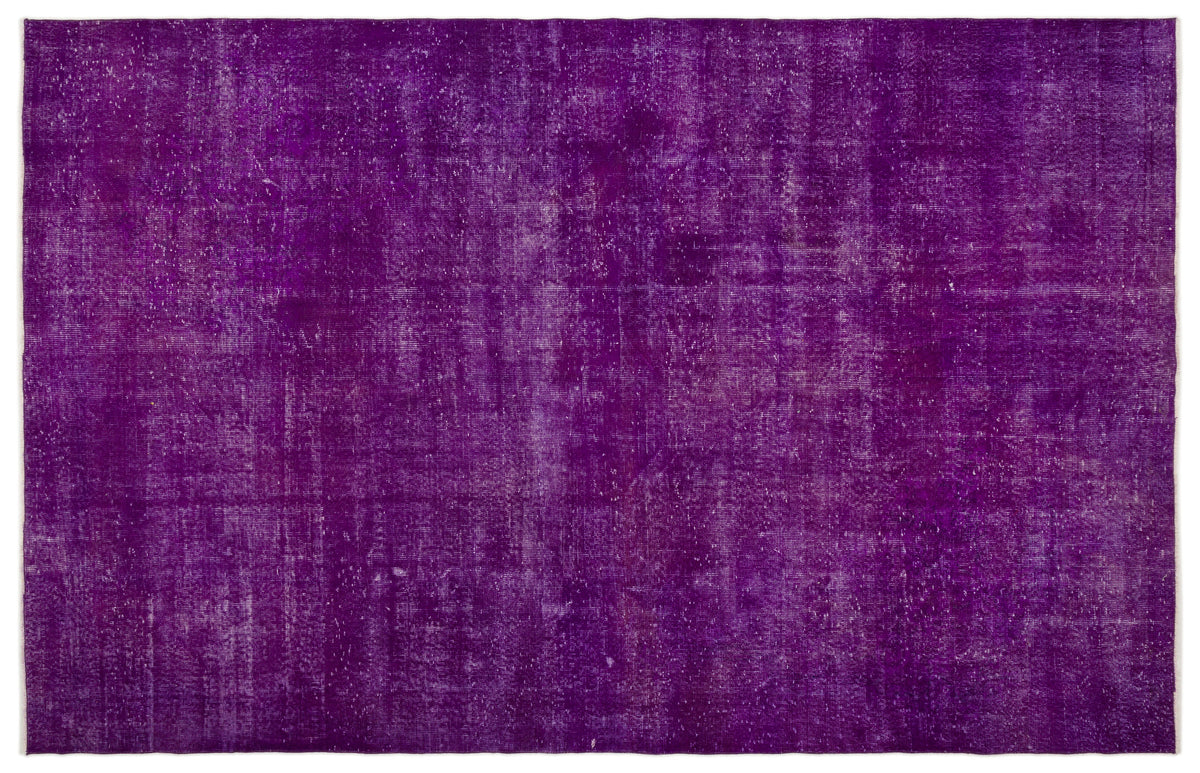 Purple Over Dyed Vintage Rug 7&#39;0&#39;&#39; x 10&#39;8&#39;&#39; ft 214 x 324 cm
