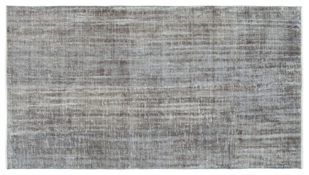 Blue Over Dyed Vintage Rug 4&#39;0&#39;&#39; x 7&#39;3&#39;&#39; ft 122 x 222 cm