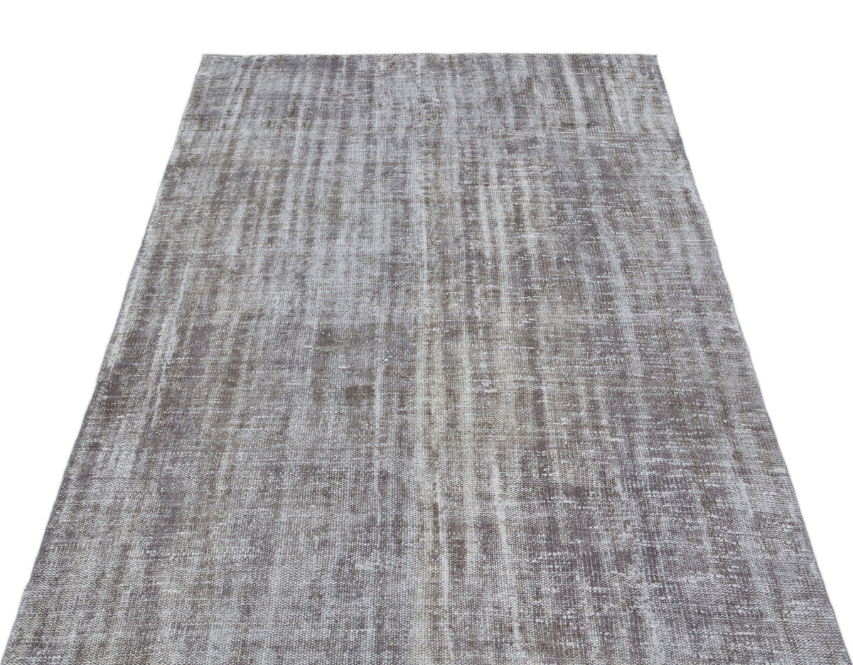 Blue Over Dyed Vintage Rug 4&#39;0&#39;&#39; x 7&#39;3&#39;&#39; ft 122 x 222 cm