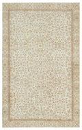 Beige Over Dyed Vintage Rug 5'7'' x 9'3'' ft 170 x 281 cm