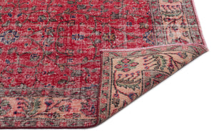 Naturel Over Dyed Vintage Rug 5'6'' x 8'8'' ft 168 x 264 cm
