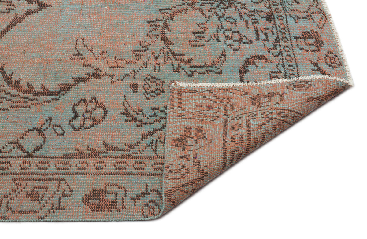 Naturel Over Dyed Vintage Rug 5&#39;2&#39;&#39; x 8&#39;11&#39;&#39; ft 157 x 271 cm