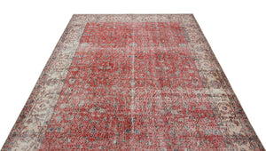 Naturel Over Dyed Vintage Rug 5'12'' x 8'6'' ft 182 x 260 cm