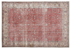 Naturel Over Dyed Vintage Rug 5'12'' x 8'6'' ft 182 x 260 cm