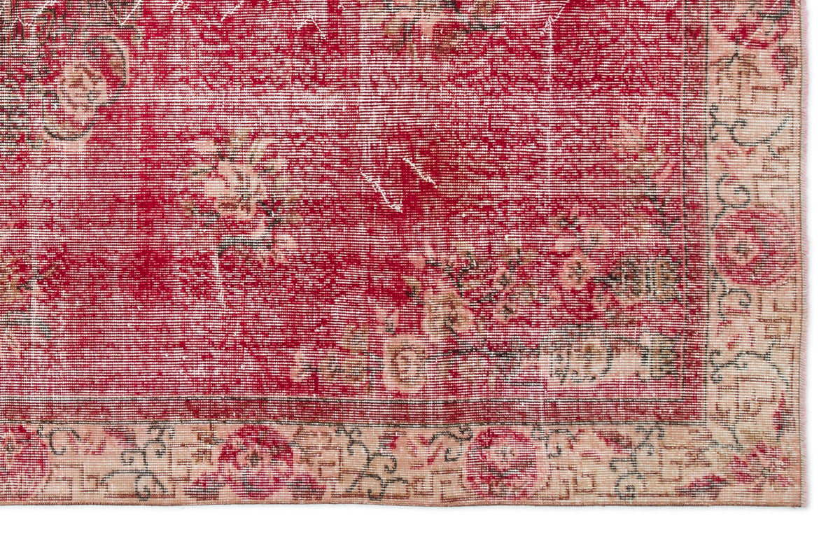 Naturel Over Dyed Vintage Rug 5&#39;5&#39;&#39; x 8&#39;9&#39;&#39; ft 165 x 266 cm