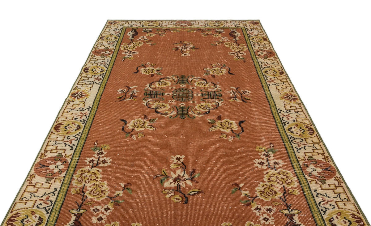Retro Over Dyed Vintage Rug 5&#39;9&#39;&#39; x 10&#39;1&#39;&#39; ft 176 x 308 cm
