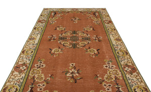 Retro Over Dyed Vintage Rug 5'9'' x 10'1'' ft 176 x 308 cm