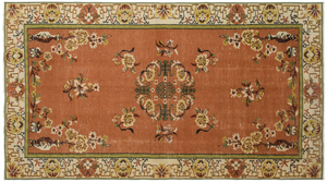 Traditional Design Natural Aged Vintage Rug 5'9'' x 10'1'' ft 176 x 308 cm