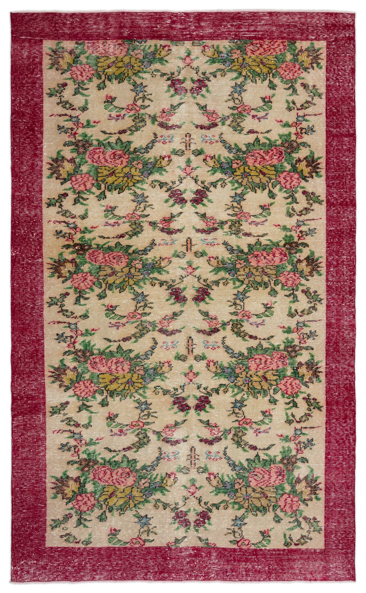 Retro Over Dyed Vintage Rug 6&#39;0&#39;&#39; x 9&#39;8&#39;&#39; ft 184 x 294 cm