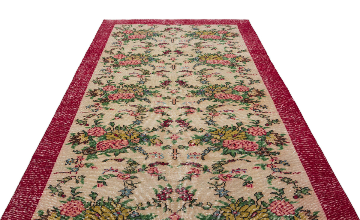 Retro Over Dyed Vintage Rug 6&#39;0&#39;&#39; x 9&#39;8&#39;&#39; ft 184 x 294 cm