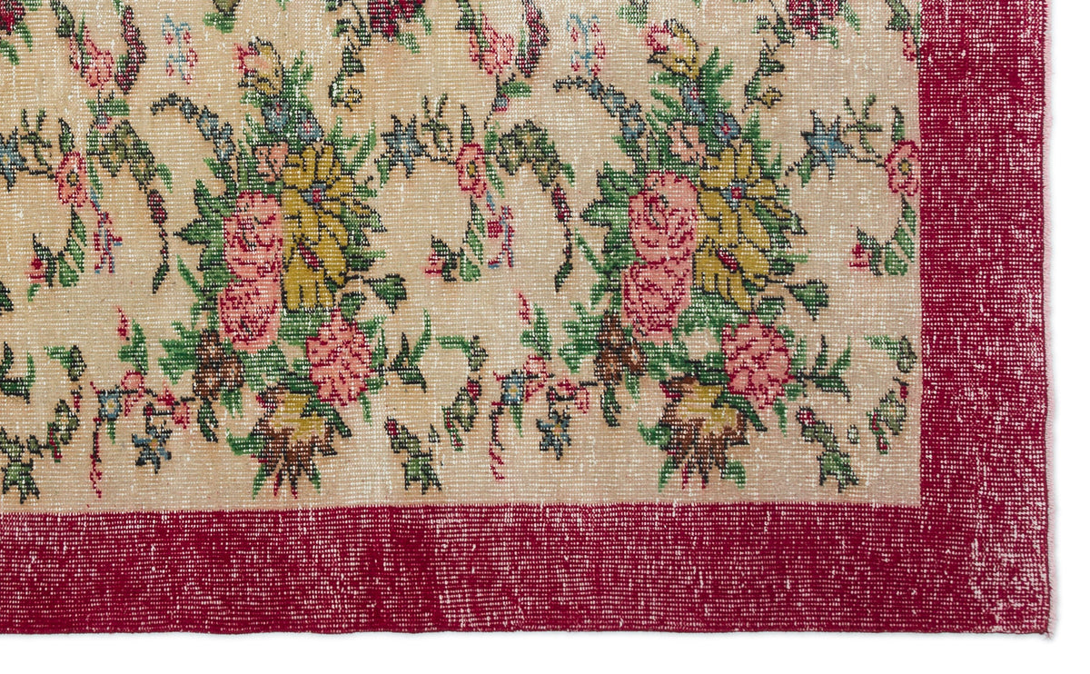 Retro Over Dyed Vintage Rug 6&#39;0&#39;&#39; x 9&#39;8&#39;&#39; ft 184 x 294 cm