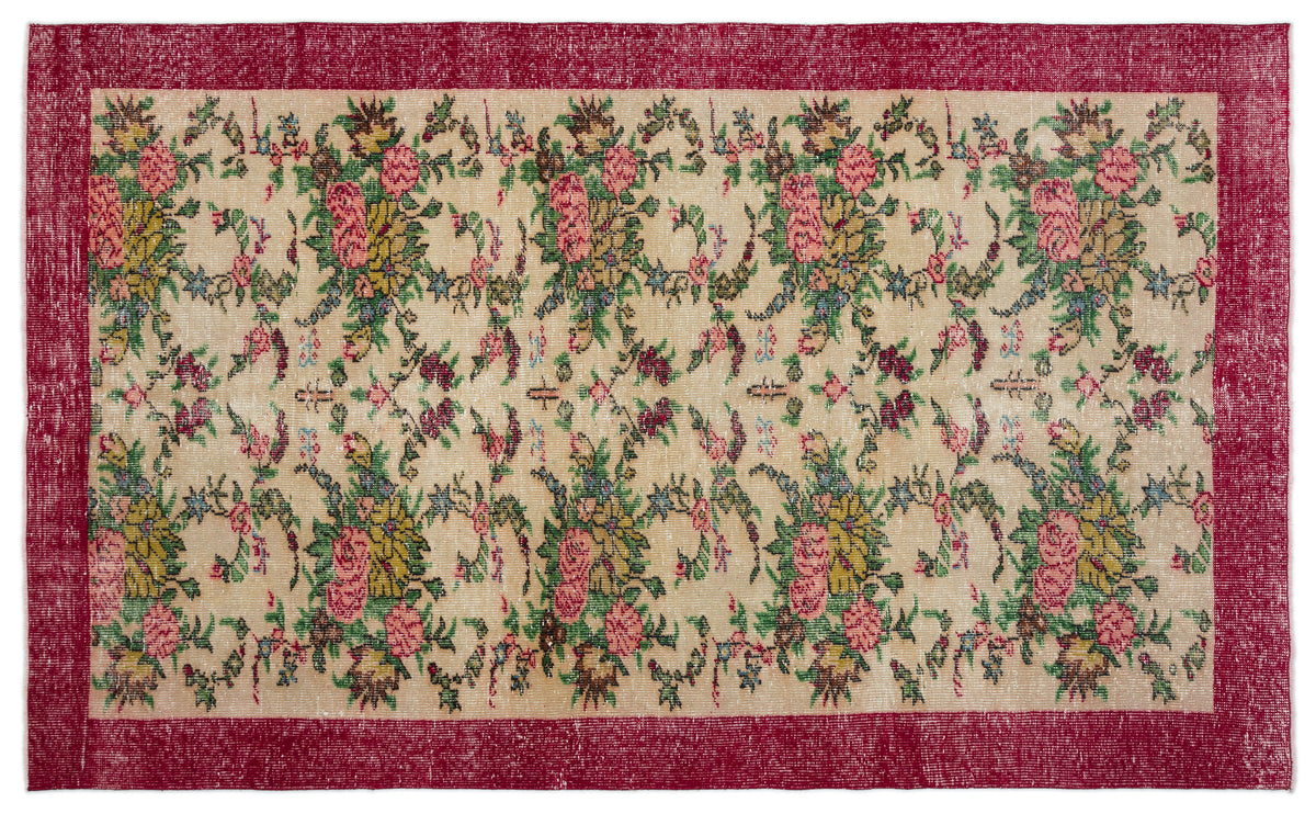Retro Over Dyed Vintage Rug 6&#39;0&#39;&#39; x 9&#39;8&#39;&#39; ft 184 x 294 cm