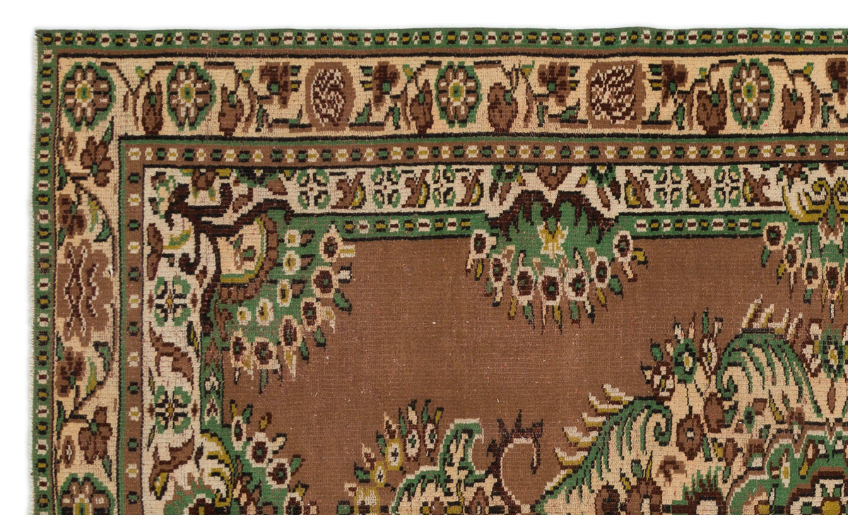 Naturel Over Dyed Vintage Rug 5&#39;10&#39;&#39; x 9&#39;8&#39;&#39; ft 177 x 295 cm