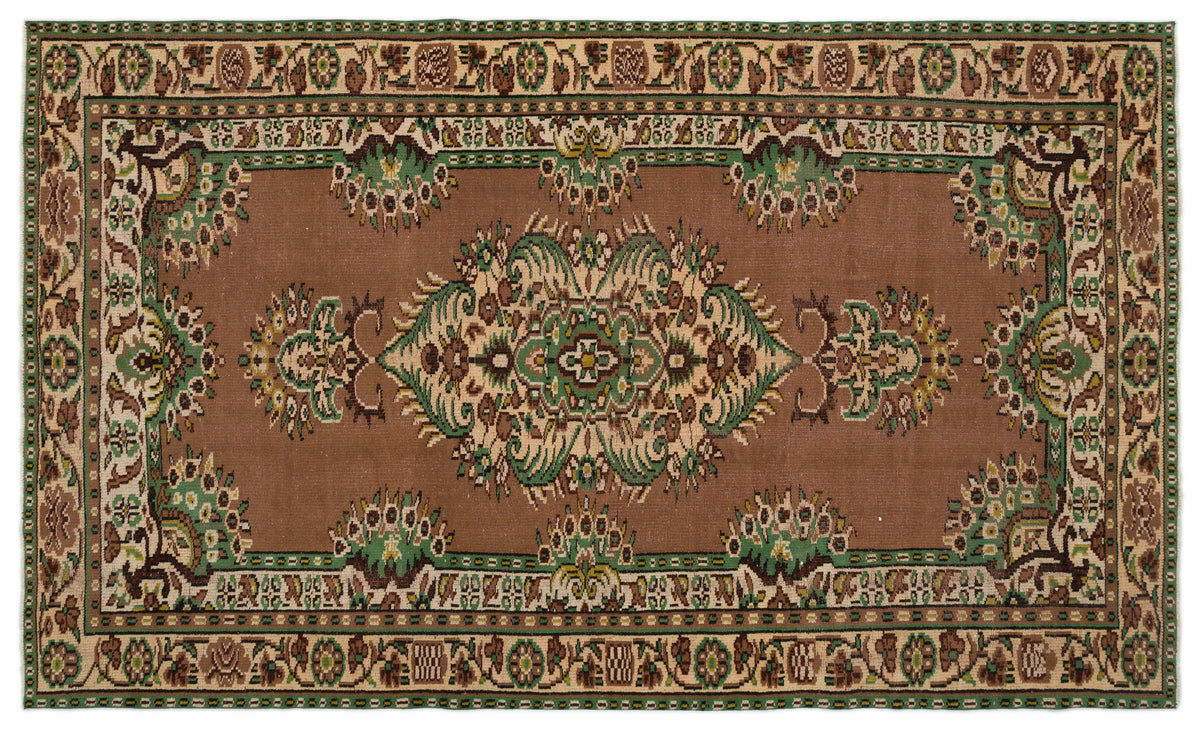 Naturel Over Dyed Vintage Rug 5&#39;10&#39;&#39; x 9&#39;8&#39;&#39; ft 177 x 295 cm