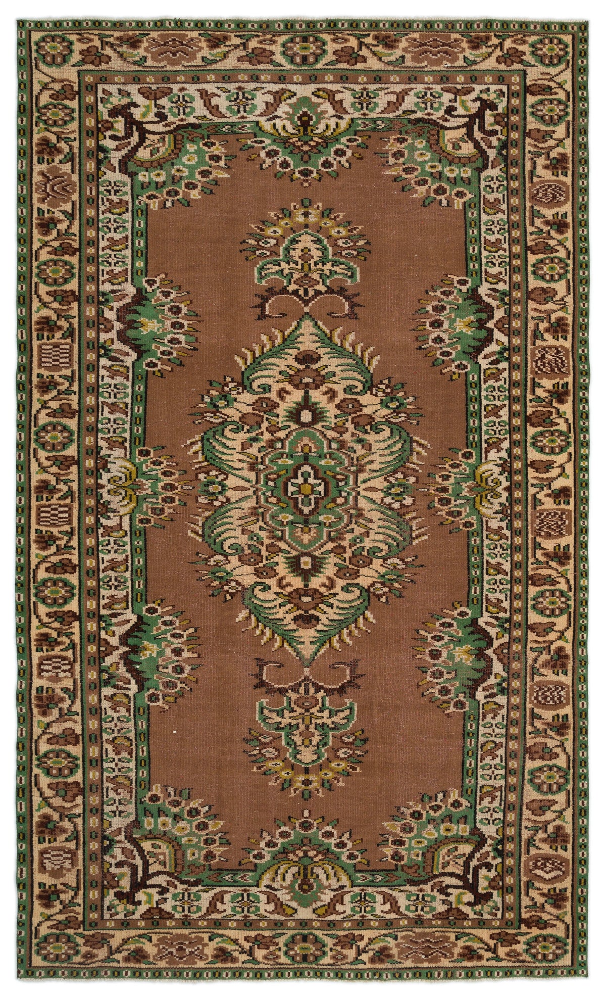 Naturel Over Dyed Vintage Rug 5&#39;10&#39;&#39; x 9&#39;8&#39;&#39; ft 177 x 295 cm