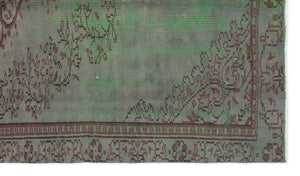 Naturel Over Dyed Vintage Rug 4'8'' x 8'2'' ft 143 x 248 cm