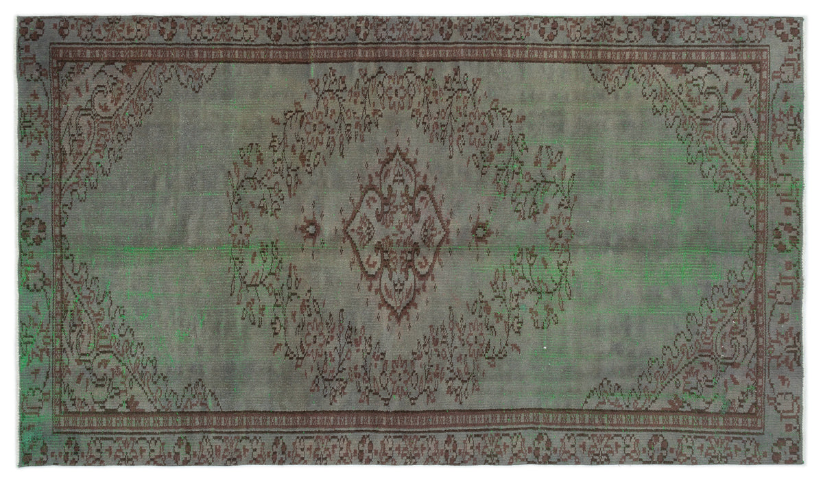 Naturel Over Dyed Vintage Rug 4&#39;8&#39;&#39; x 8&#39;2&#39;&#39; ft 143 x 248 cm