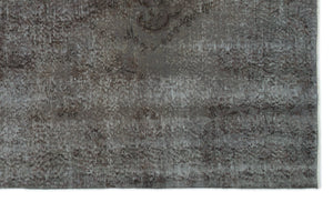 Gray Over Dyed Vintage Rug 5'3'' x 8'10'' ft 160 x 268 cm