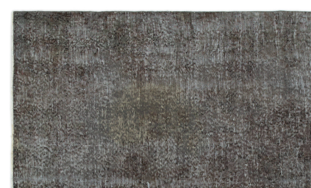 Gray Over Dyed Vintage Rug 5'3'' x 8'10'' ft 160 x 268 cm