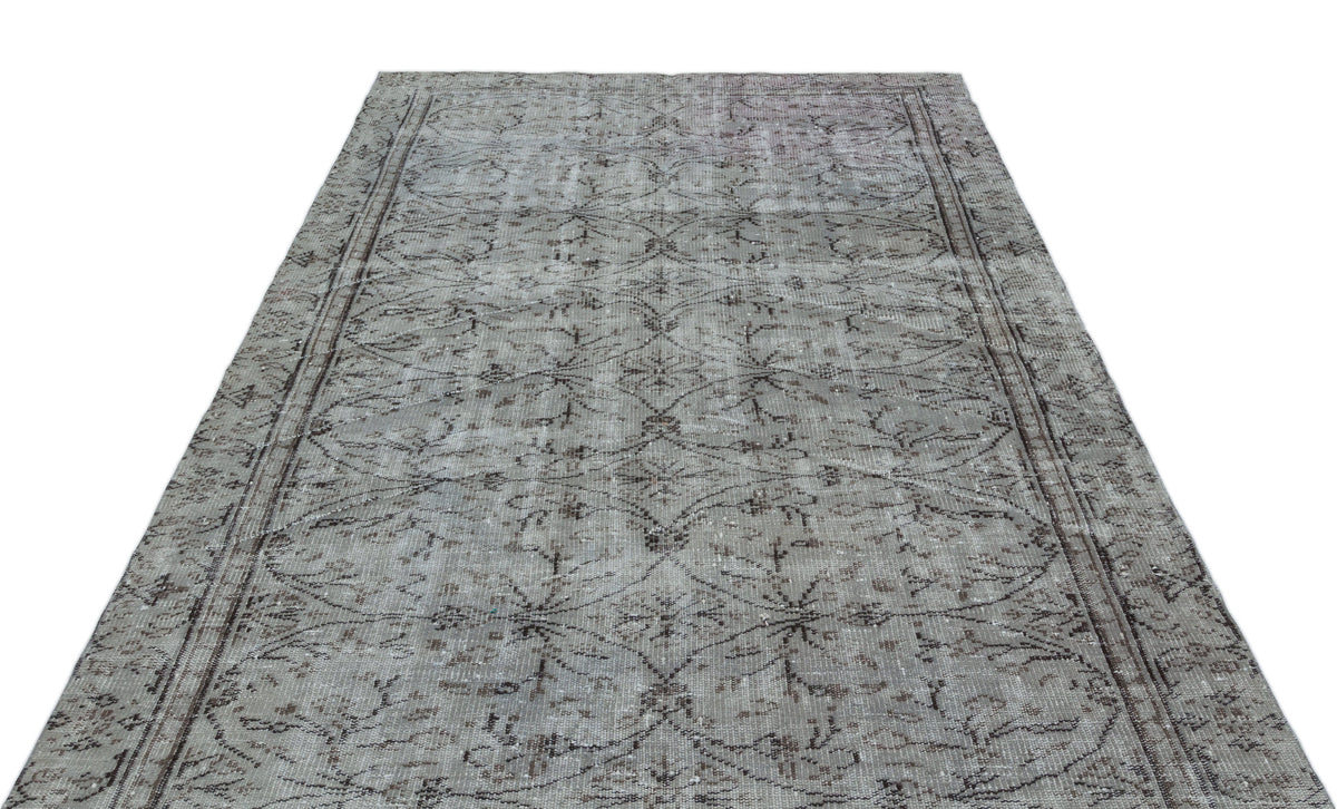 Naturel Over Dyed Vintage Rug 5&#39;7&#39;&#39; x 9&#39;1&#39;&#39; ft 171 x 278 cm