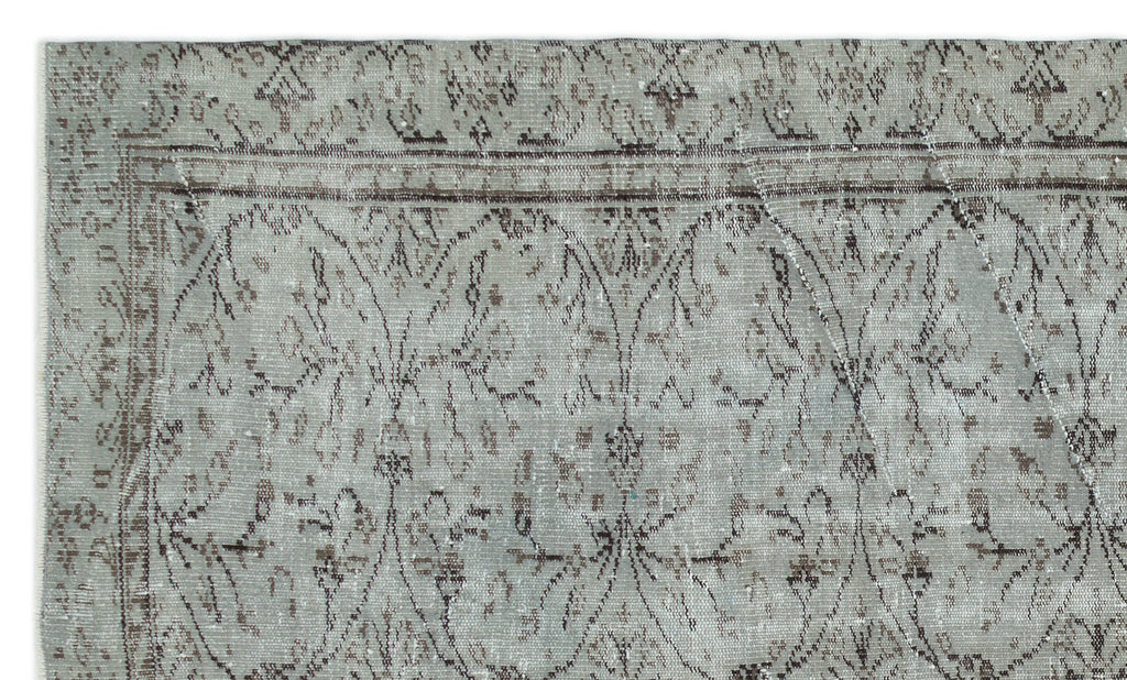 Naturel Over Dyed Vintage Rug 5'7'' x 9'1'' ft 171 x 278 cm