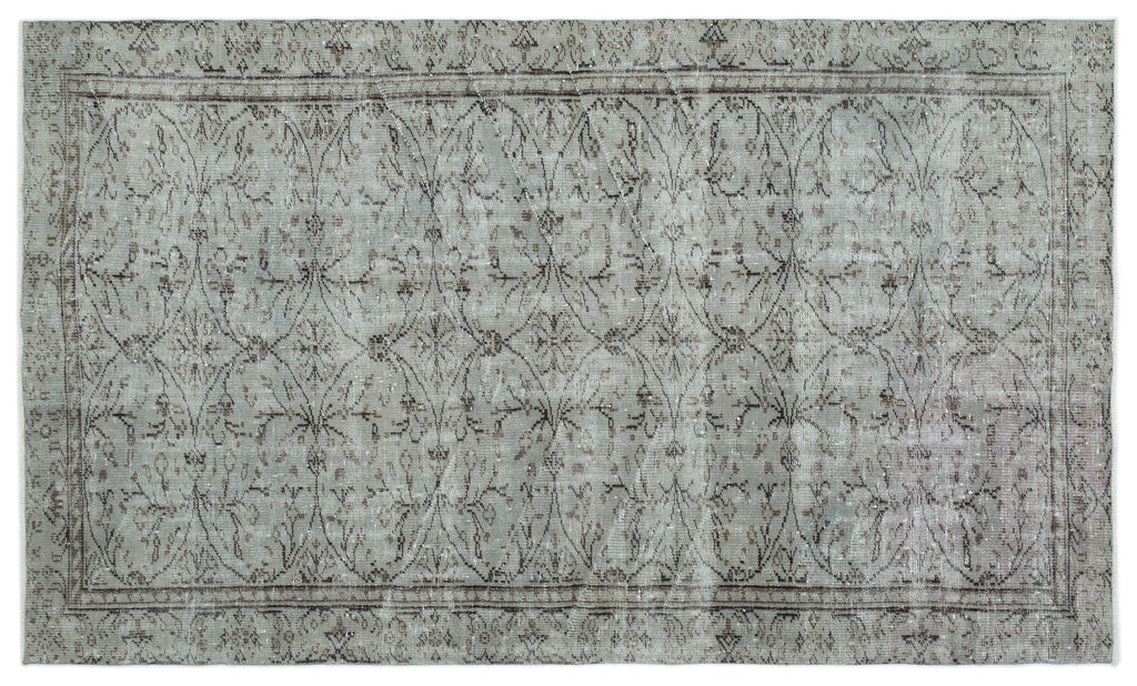 Naturel Over Dyed Vintage Rug 5'7'' x 9'1'' ft 171 x 278 cm