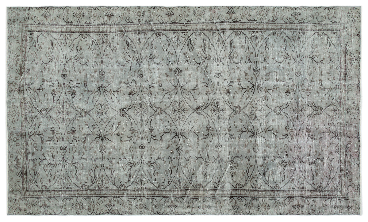 Naturel Over Dyed Vintage Rug 5&#39;7&#39;&#39; x 9&#39;1&#39;&#39; ft 171 x 278 cm