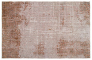 Brown Over Dyed Vintage Rug 6'6'' x 10'1'' ft 197 x 307 cm