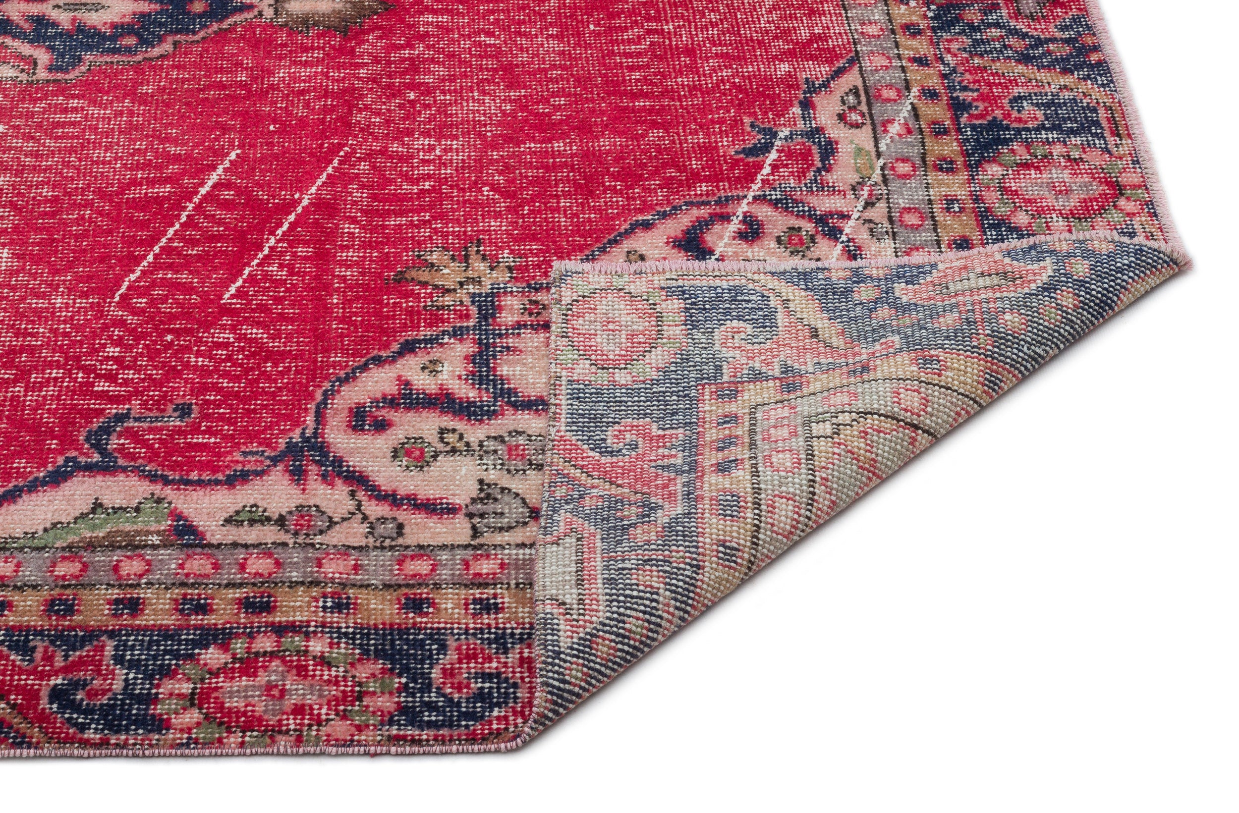 Naturel Over Dyed Vintage Rug 5'6'' x 9'12'' ft 167 x 304 cm