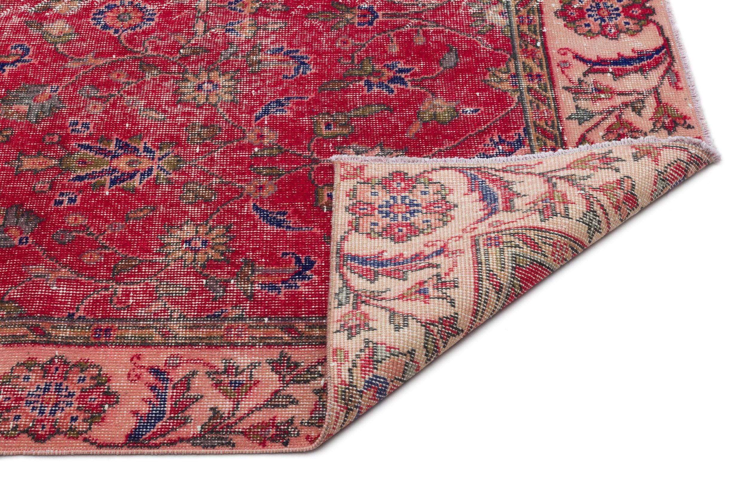 Naturel Over Dyed Vintage Rug 5'1'' x 8'10'' ft 155 x 270 cm
