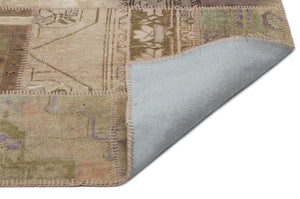 Anatolia Over Dyed Patchwork Unique Rug 6'1'' x 8'12'' ft 185 x 274 cm