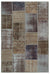 Beige Over Dyed Patchwork Unique Rug 3'11'' x 5'11'' ft 120 x 180 cm