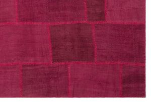 Mixed Over Dyed Kilim Patchwork Unique Rug 6'6'' x 9'10'' ft 199 x 300 cm