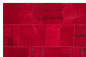 Mixed Over Dyed Kilim Patchwork Unique Rug 6'5'' x 9'10'' ft 196 x 300 cm