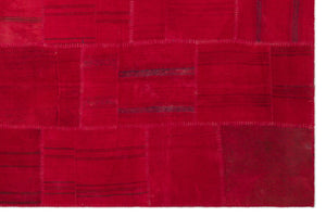 Mixed Over Dyed Kilim Patchwork Unique Rug 6'5'' x 9'10'' ft 196 x 300 cm