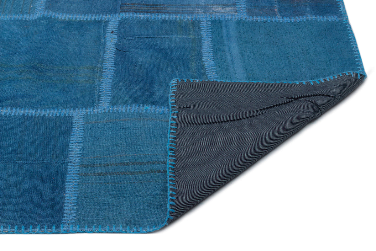 Mixed Over Dyed Kilim Patchwork Unique Rug 6&#39;4&#39;&#39; x 9&#39;9&#39;&#39; ft 192 x 298 cm