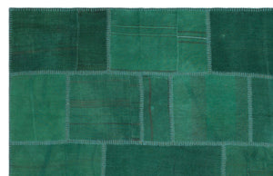 Mixed Over Dyed Kilim Patchwork Unique Rug 6'5'' x 9'11'' ft 195 x 301 cm