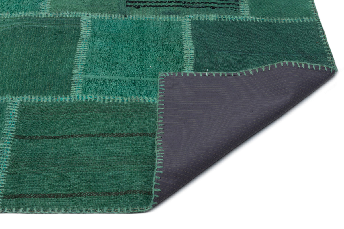 Mixed Over Dyed Kilim Patchwork Unique Rug 6&#39;3&#39;&#39; x 9&#39;9&#39;&#39; ft 191 x 298 cm