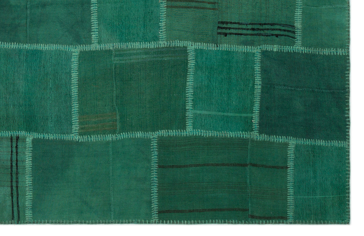 Mixed Over Dyed Kilim Patchwork Unique Rug 6&#39;3&#39;&#39; x 9&#39;9&#39;&#39; ft 191 x 298 cm