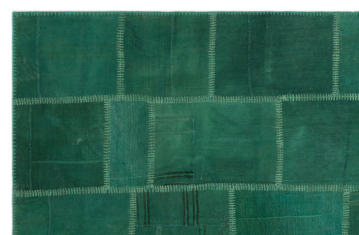 Mixed Over Dyed Kilim Patchwork Unique Rug 6&#39;4&#39;&#39; x 9&#39;9&#39;&#39; ft 194 x 297 cm