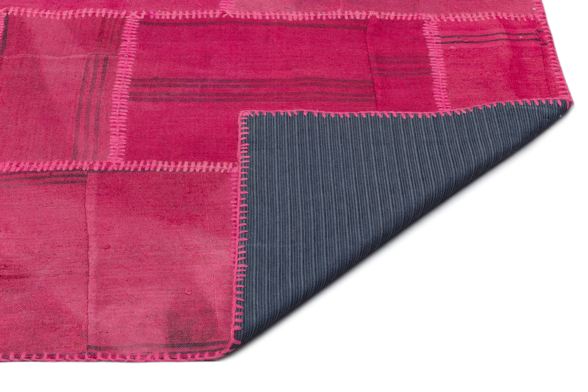 Mixed Over Dyed Kilim Patchwork Unique Rug 6&#39;7&#39;&#39; x 10&#39;0&#39;&#39; ft 200 x 306 cm